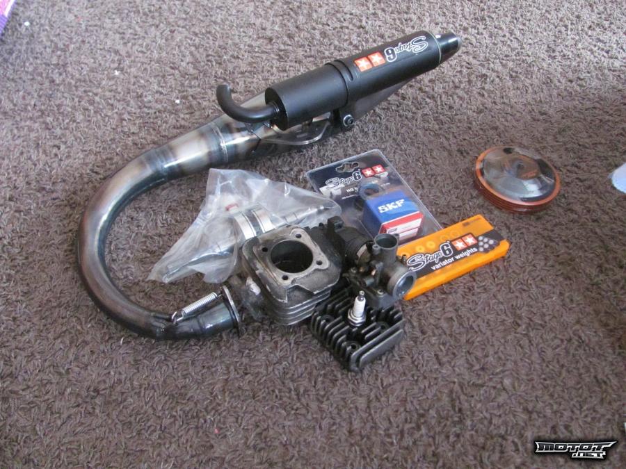 Mbk booster , stage 6 racing 70cc , stage 6 pro